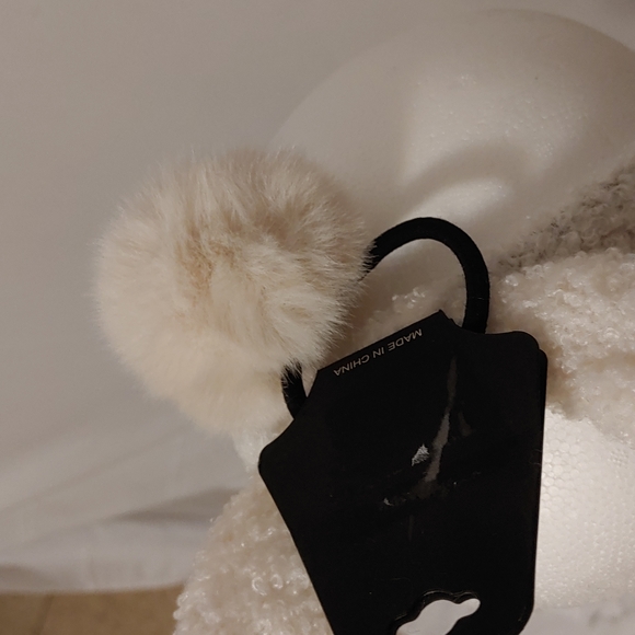 nOir bunny headband with hair tie - Picture 6 of 10